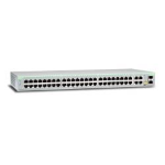 Allied Telesis AT FS750/52 WebSmart Switch - Switch - intelligente - 48 x 10/100 + 2 x 10/100/1000 + 2 x combo Gigabit SFP - desktop, montabile su rack